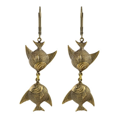 Kissing Fish Earrings