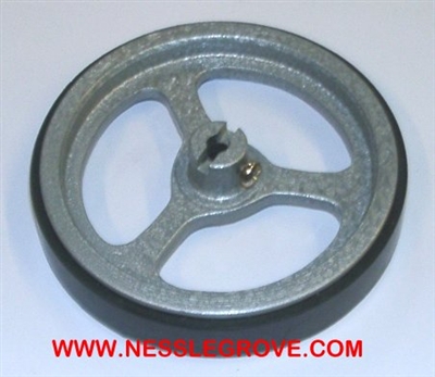 3MRCW 1/3rd Metre rubber covered metal wheel