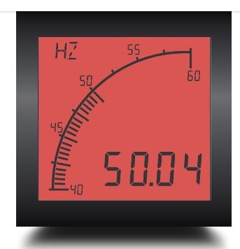 Trumeter APM-FREQ-APO 72 x 72 Frequency Meter Positive LCD with relay output.