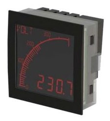 Trumeter APM-VOLT-ANO 72 x 72 Voltmeter Negative LCD with Relay