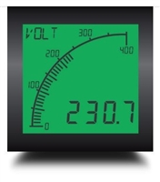 Trumeter APM-VOLT-APN 72 x 72 Voltmeter Positive LCD No Relay