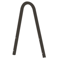 black ladder handle