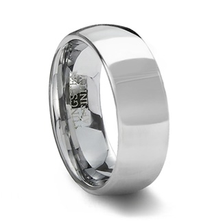 Polished Tungsten Carbide Wedding Ring Band