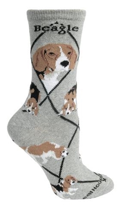 Beagle Novelty Socks SaltyPaws.com