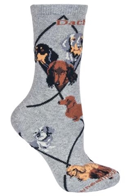 Dachshund Variety Novelty Socks SaltyPaws.com