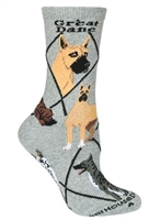 Great Dane Novelty Socks SaltyPaws.com