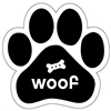 Woof Paw Magnet for Car or Fridge