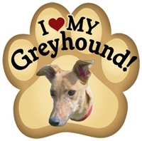 Greyhound Paw Magnet for Car or Fridge