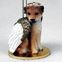 Border Terrier Angel Ornament