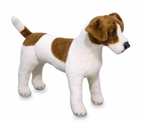 Jack Russell Terrier Life-Size Plush SaltyPaws.com