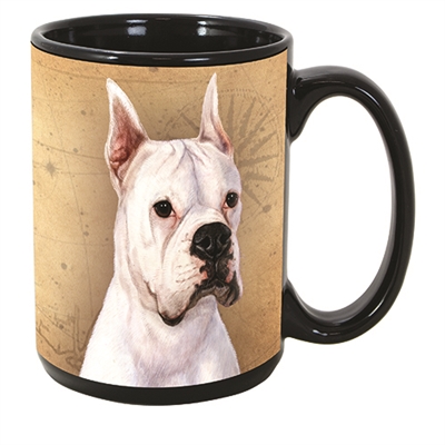 Boxer Coastal Coffee Mug Cup www.SaltyPaws.com
