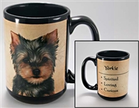 Yorkshire Terrier Coastal Coffee Mug Cup www.SaltyPaws.com