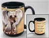 Chinese Crested Dog Coastal Coffee Mug Cup www.SaltyPaws.com