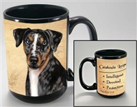 Catahoula Leopard Dog Coastal Coffee Mug Cup www.SaltyPaws.com