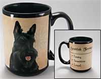 Scottish Terrier Coastal Coffee Mug Cup www.SaltyPaws.com