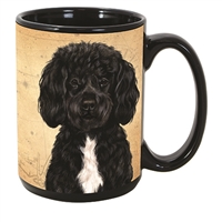 Portuguese Water Dog Coastal Coffee Mug Cup www.SaltyPaws.com