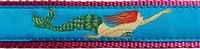 Mermaid Ribbon Dog Lead SaltyPaws.com