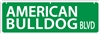 American Bulldog Street Sign "American Bulldog Blvd"
