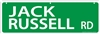 Jack Russell Terrier Street Sign "Jack Russell Rd"