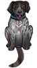 German Shorthaired Pointer Wagging Tail Clock www.SaltyPaws.com