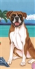 Boxer Dog Beach Towel www.SaltyPaws.com