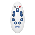 tv-remote-control-for-seniors-weemote-Alzheimer-senior remote control, TV remote for elderly, arthritis, SMPL