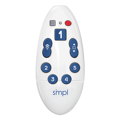 tv-remote-control-for-seniors-weemote-Alzheimer-senior remote control, TV remote for elderly, arthritis, SMPL