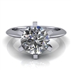 Six Prong Knife Edge Solitaire Engagement Ring 1Â½ct.