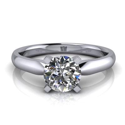 Four Prong Classic Solitaire Engagement Ring Â¾ct.