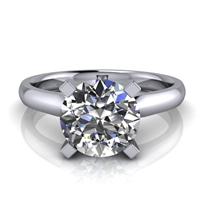 Four Prong Classic Solitaire Engagement Ring 1Â½ct.