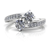 Kayla Two Stone Diamond Ring