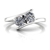 Kaylee Two Stone Diamond Ring