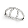 Interlocks Diamond Fashion Ring 1/2ctw.