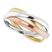 Three Is Never a Crowd, Gold Fashion Ring