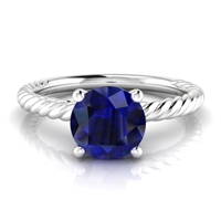 "Ella" Blue Sapphire Ring