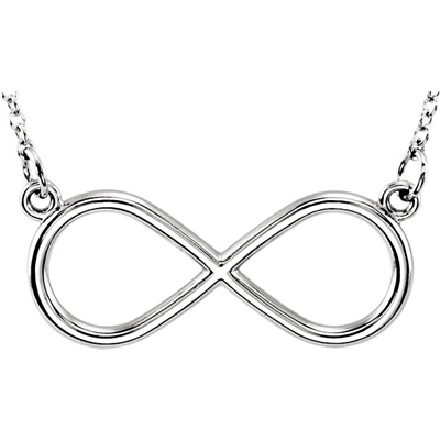 14k Infinity Necklace