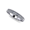 Shared Prong Channel Set Diamond Band with Milgrain Finish Â½ctw.