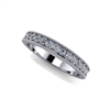 Shared Prong Channel Set Diamond Band with Milgrain Â¾ctw.