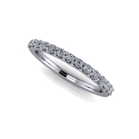 Shared Prong Diamond Band â…“ctw.