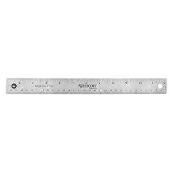 12&quot; Steel Ruler with Cork Base, ACM10415