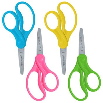 5&quot; Kids Scissors Pointed 2Pk Hard, ACM13132