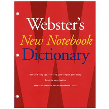 Websters New Notebook Dictionary By Houghton Mifflin