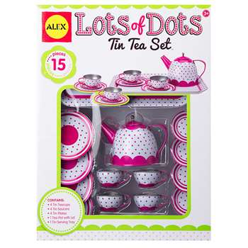 Lots Of Dots Tin Tea Set, ALE703D