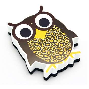 Magnetic Whtboard Eraser Wise Owl, ASH10009