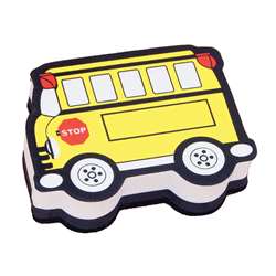 Magnetic Whiteboard Eraser School Bus By Ashley Productions