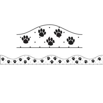 Magnetic Border Black Paws By Ashley Productions