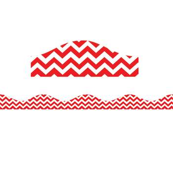 Shop Magnetic Border Red Chevron - Ash10198 By Ashley Productions