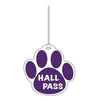 Purple Paw Hall Pass 4 X 4 By Ashley Productions