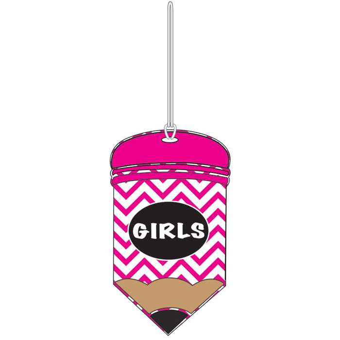 Chevron Pencil Girls Hall Pass, ASH10446