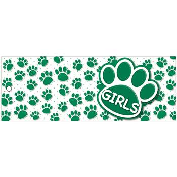 Girls Pass 9X35 Gr Paws 2 Sided Laminated, ASH10738